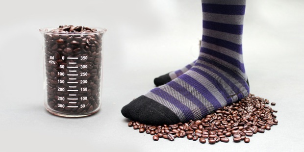carbonized coffee socks funded by kickstarter