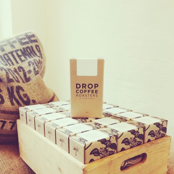 drop coffee packaging