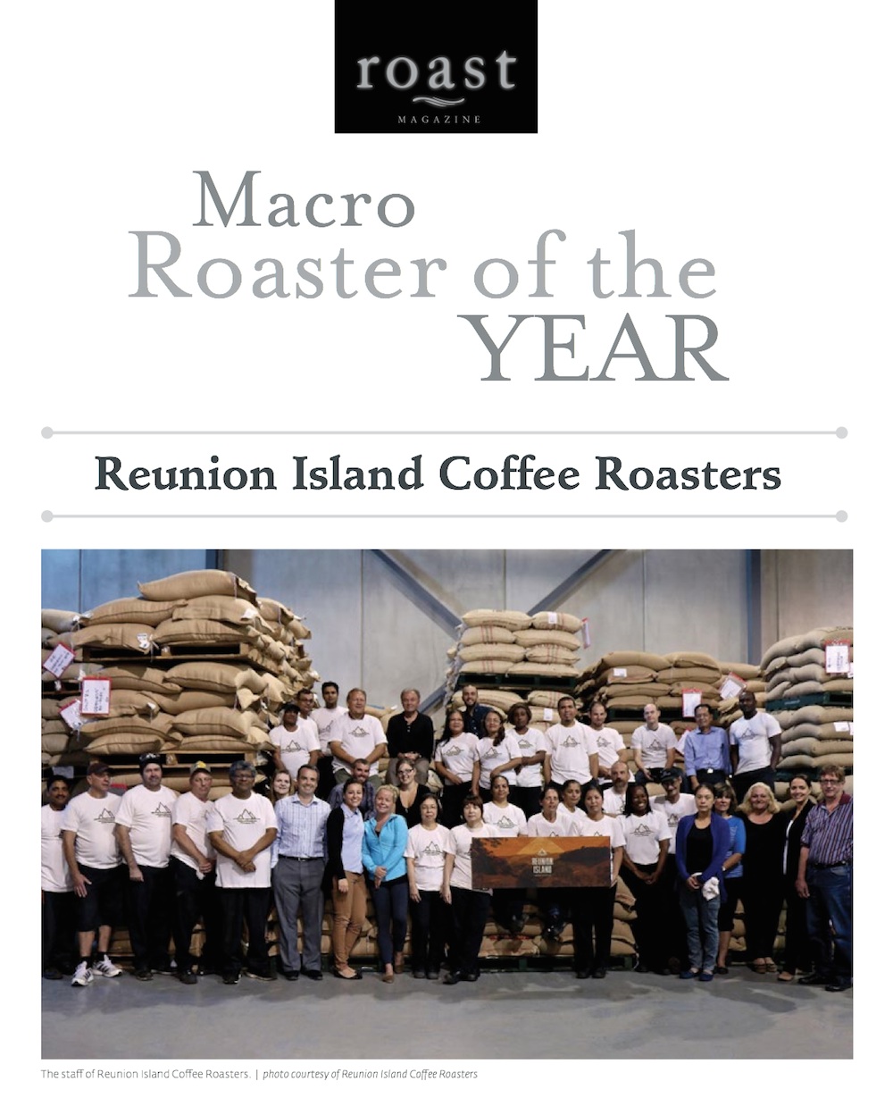 Reunion Island Coffee Roasters Roast Magazine roaster of the year
