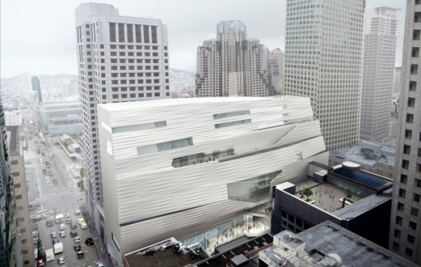 Rendering of the renovated San Francisco Museum of Modern Art