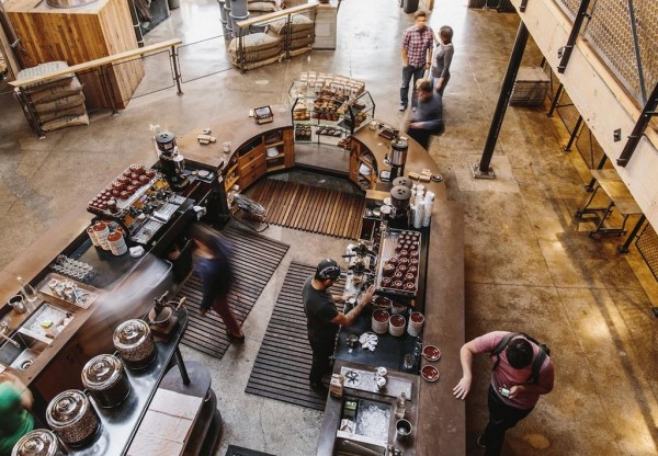 The existing Sightglass flagship. Photo by Sightglass Coffee Roasters. 