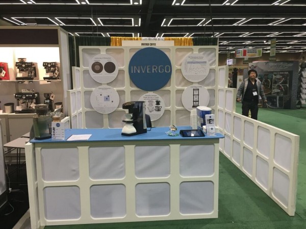 Invergo booth at SCAA