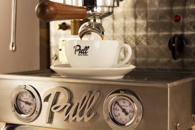 pull espresso cup