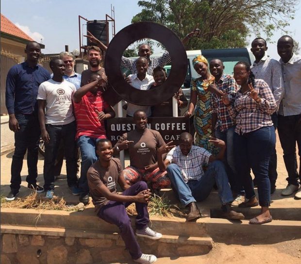 The Question Coffee team in Kigali. Instagram photo @dancoffeeroaster