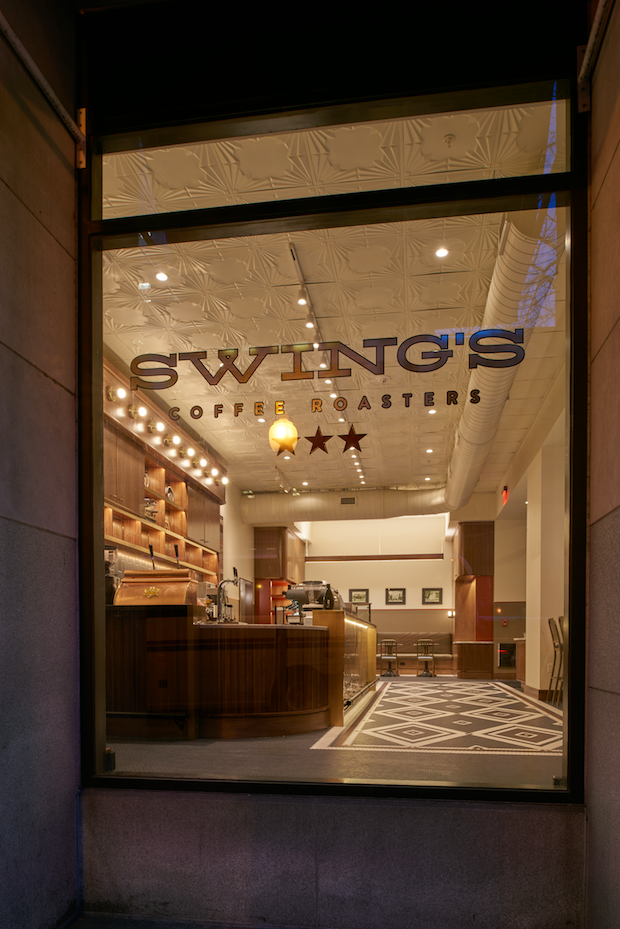 Swing's Coffee at 14th and G Street in Washington DC. Photo courtesy of Ron Ngiam