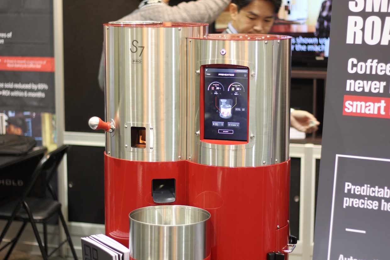 Stronghold S7 Pro roaster. Daily Coffee News photo.