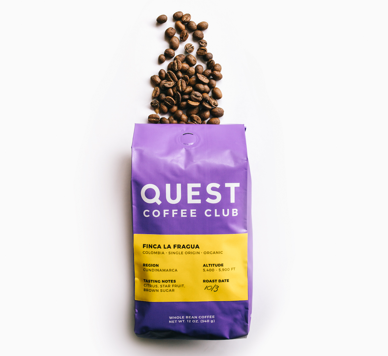 quest coffee club colombia to indianapolis