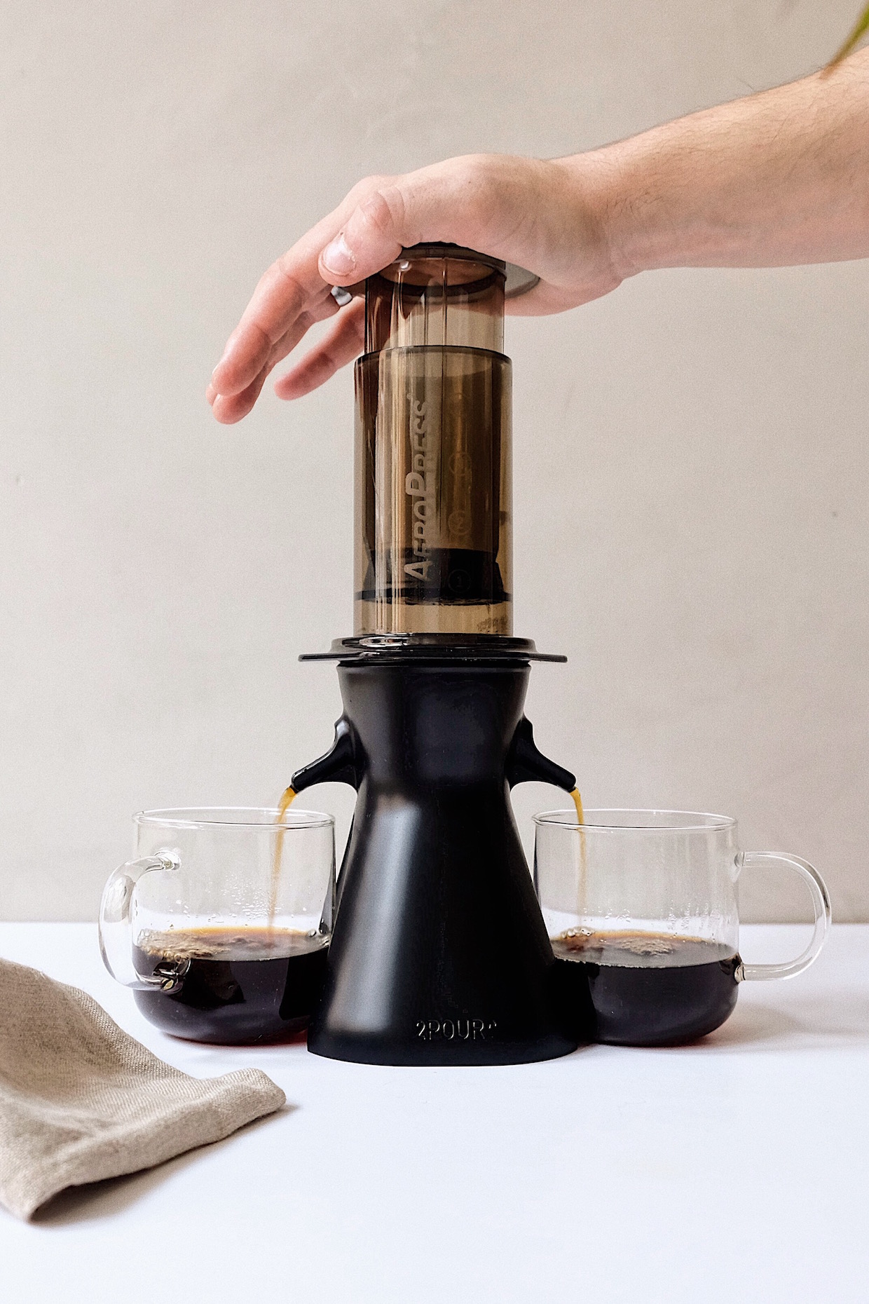 2Pour coffee brewer Aeropress