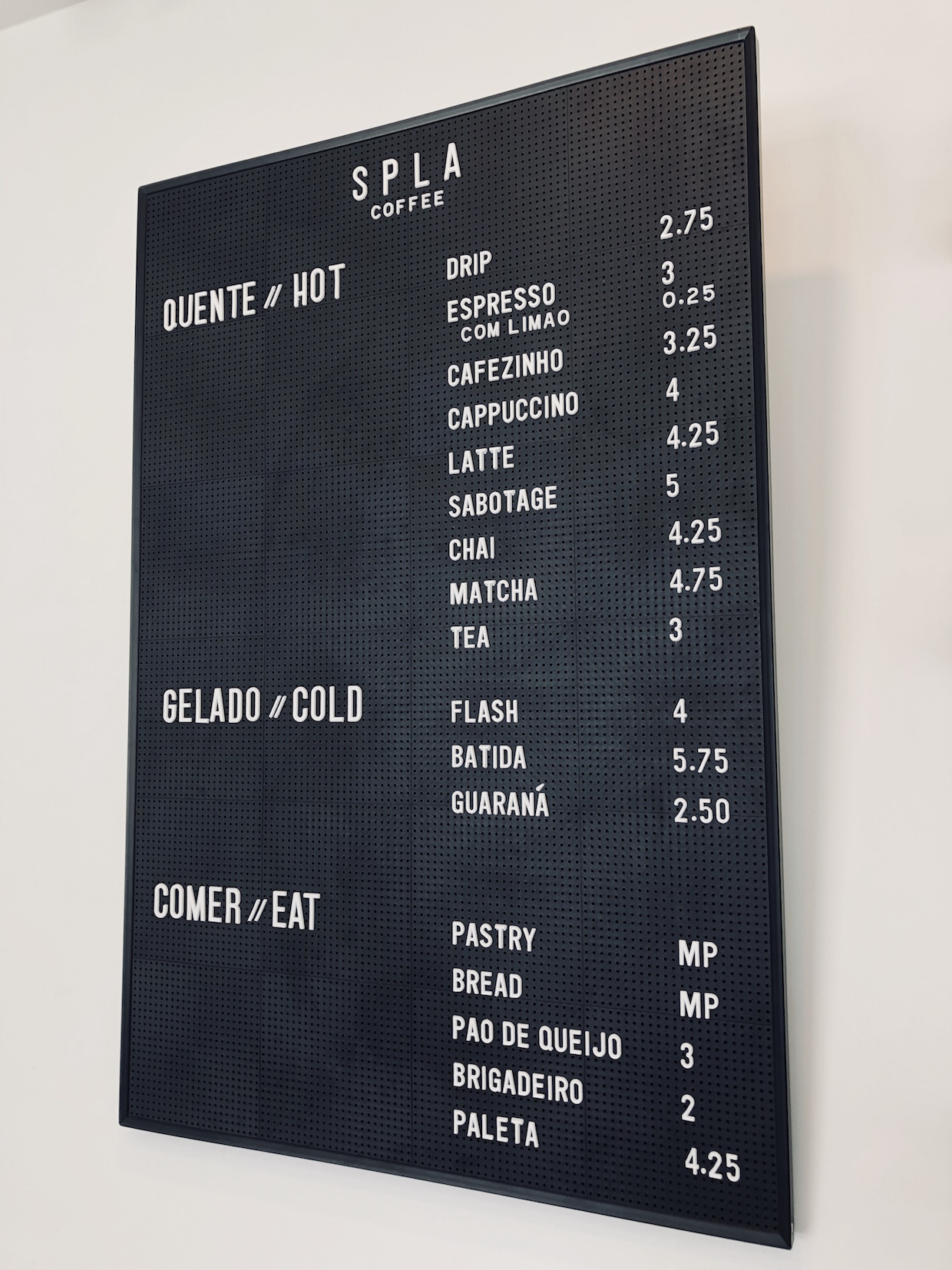 S_P_L_A_Coffee_menu