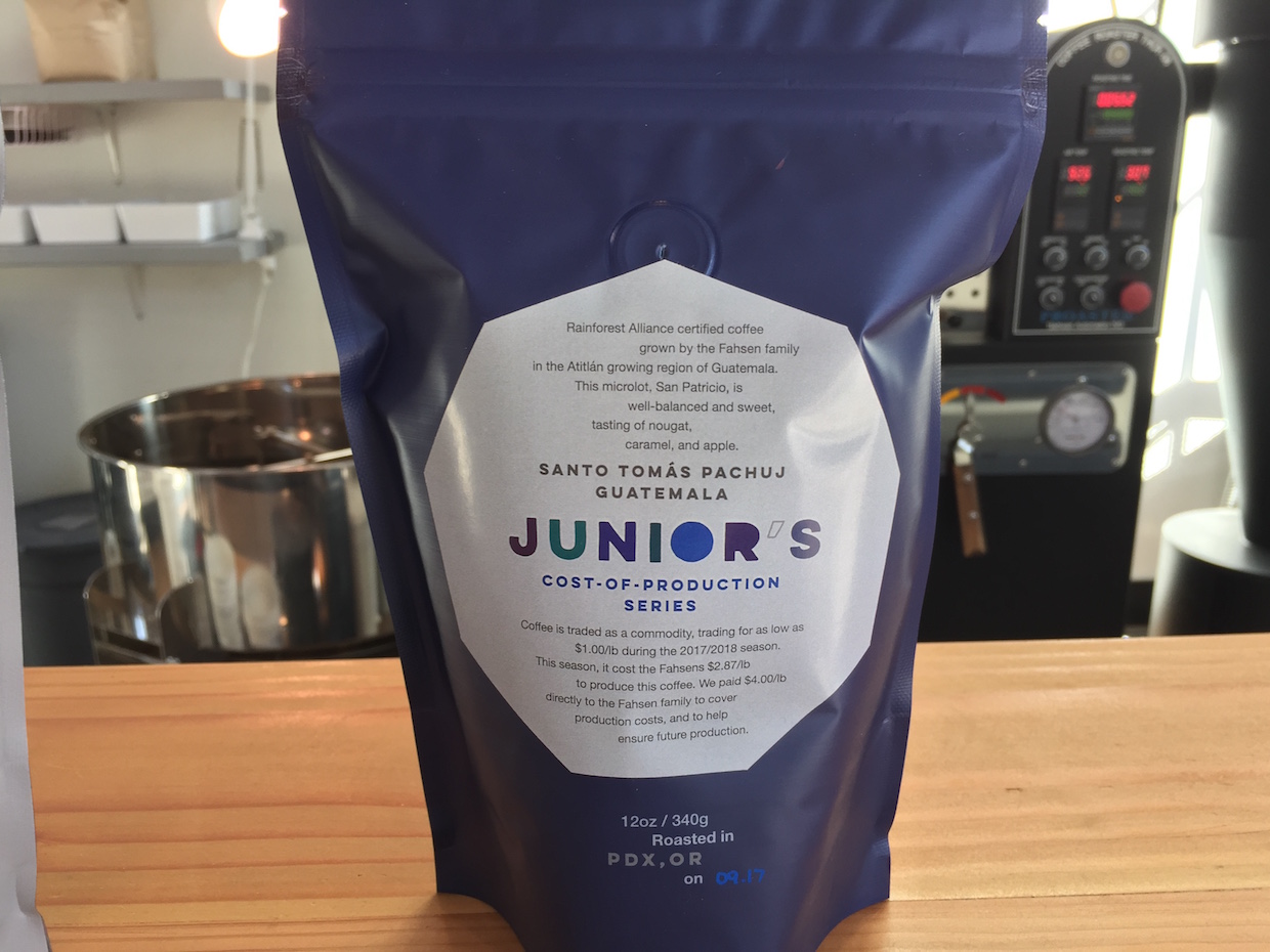 junior's roasted coffee portland