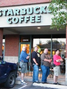 guns rights advocates at starbucks