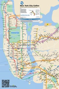 Ride. Stop. Sip. Repeat. The Manhattan Subway Station Coffee Map ...