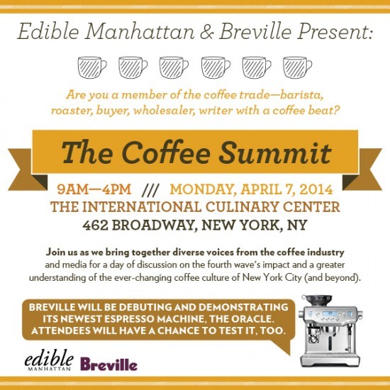 Edible Manhattan Coffee Summit