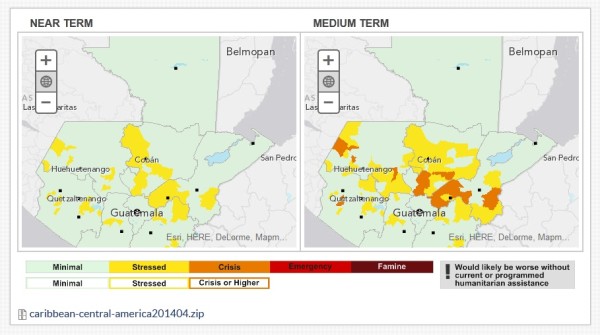 FEWS-NET-Guatemala-Food-Security-Map-May-2014