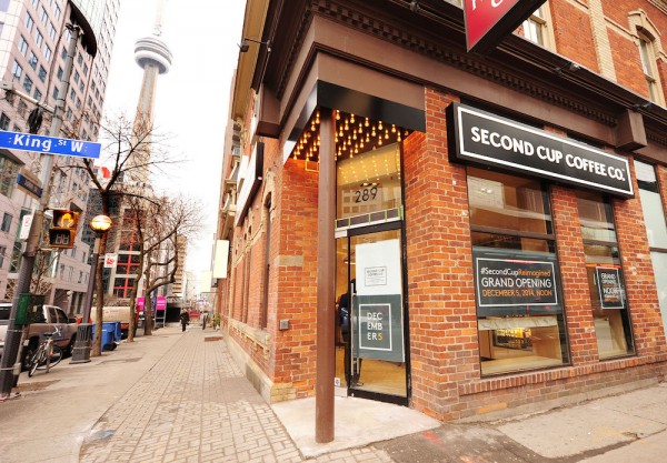Second Cup Coffee Co at King and John Toronto