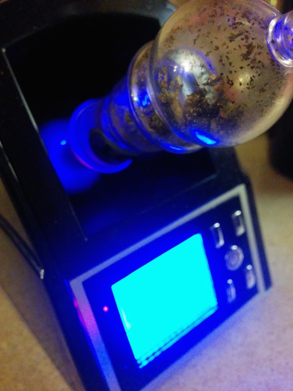 The vaporizer. Photo courtesy of Compelling & Rich. 