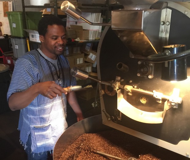 Andy Agaba takes the helm at a partner roastery. 
