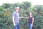 Jeff and Julia at the Family Farm in Brazil