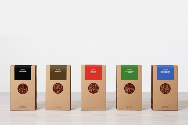 Sightglass coffee boxes. 