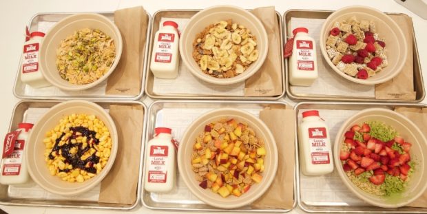 New @KelloggsNYC cereal cafe offers dishes featuring Kellogg's cereals combined with unique ingredients, all served with a side of fun. (PRNewsFoto/Kellogg Company)