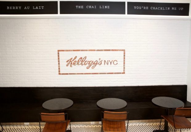KELLOGG'S(R) OPENS FIRST-EVER PERMANENT CAFE IN CROSSROADS OF THE WORLD - TIMES SQUARE AT 1600 BROADWAY. OPENS JULY 4TH. @KELLOGGSNYC (PRNewsFoto/Kellogg Company)