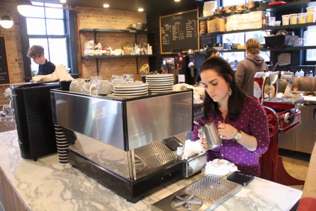 Porter coffee manager Jes Perkins. Daily Coffee News photo. 