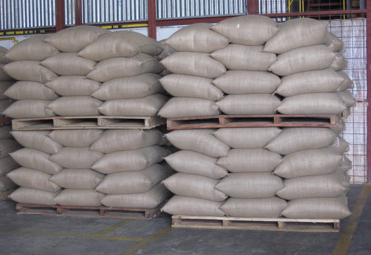 “201 Coffee bags in the warehouse” by Shared Interest is licensed under CC BY 2.0