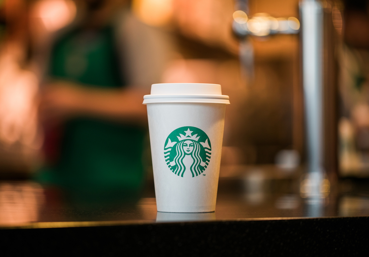 The $1.00 reusable plastic Starbucks cup - Pays for itself in ten