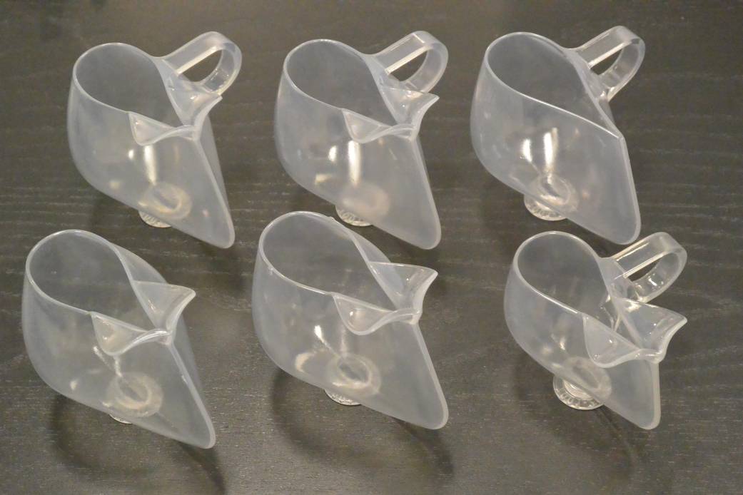zero-gravity cup prototypes – photo from NASA
