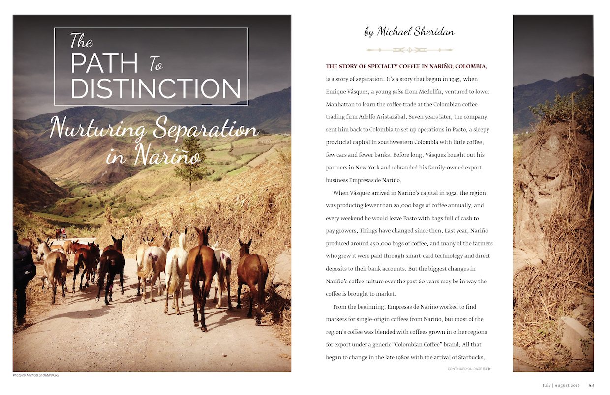 The Path to Distinction coffee story