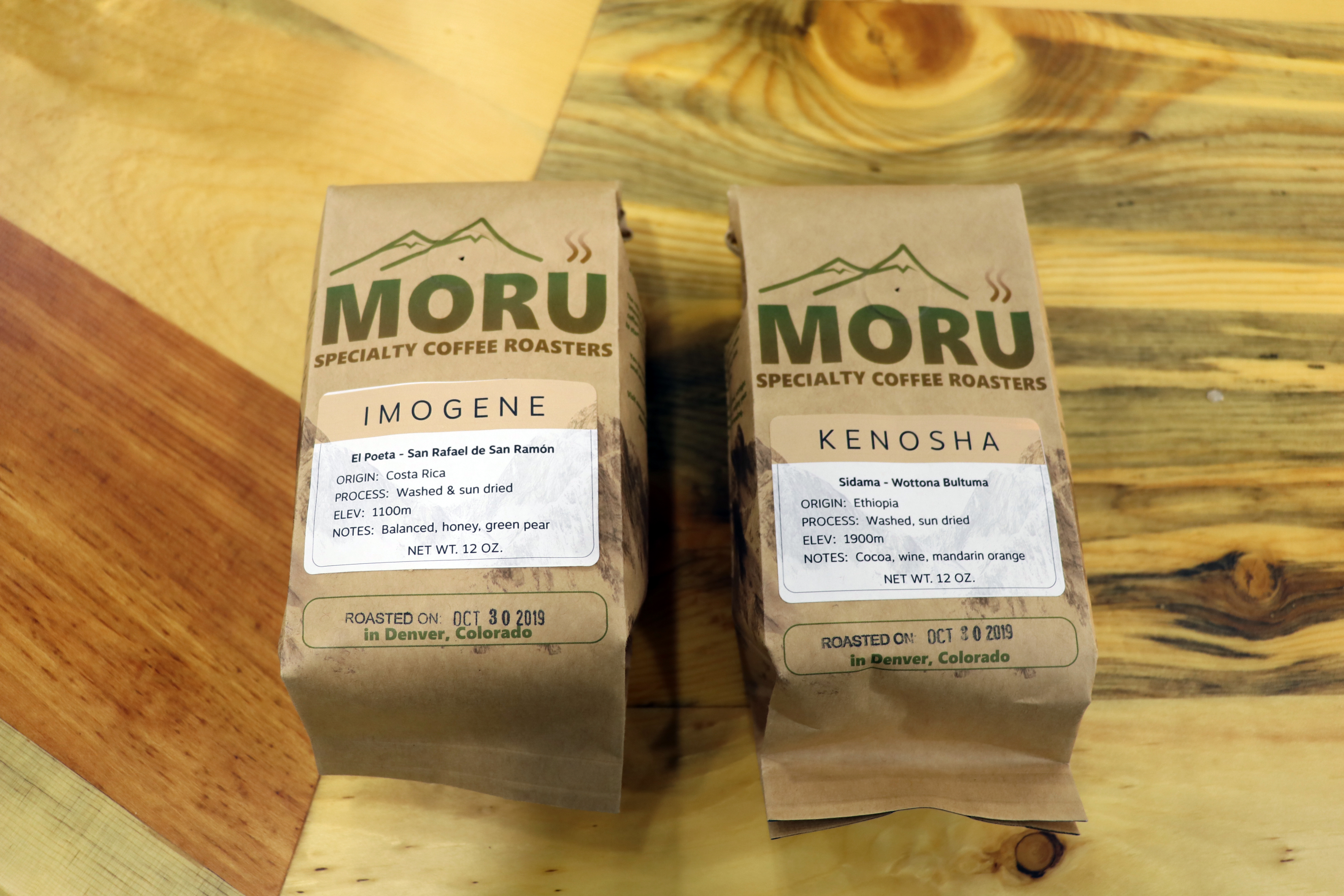Moru Coffee bags.