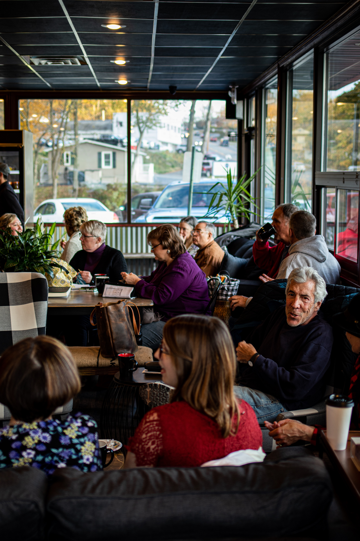 Inside Black and Brass coffee 