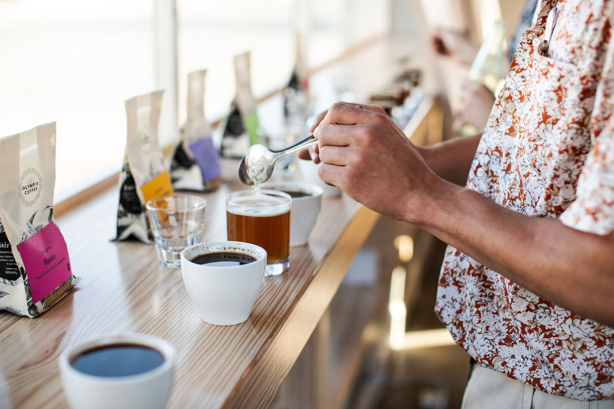 Lighthouse Coffee Waco cupping