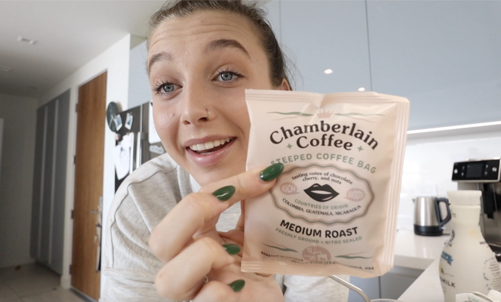 emma chamberlain coffee