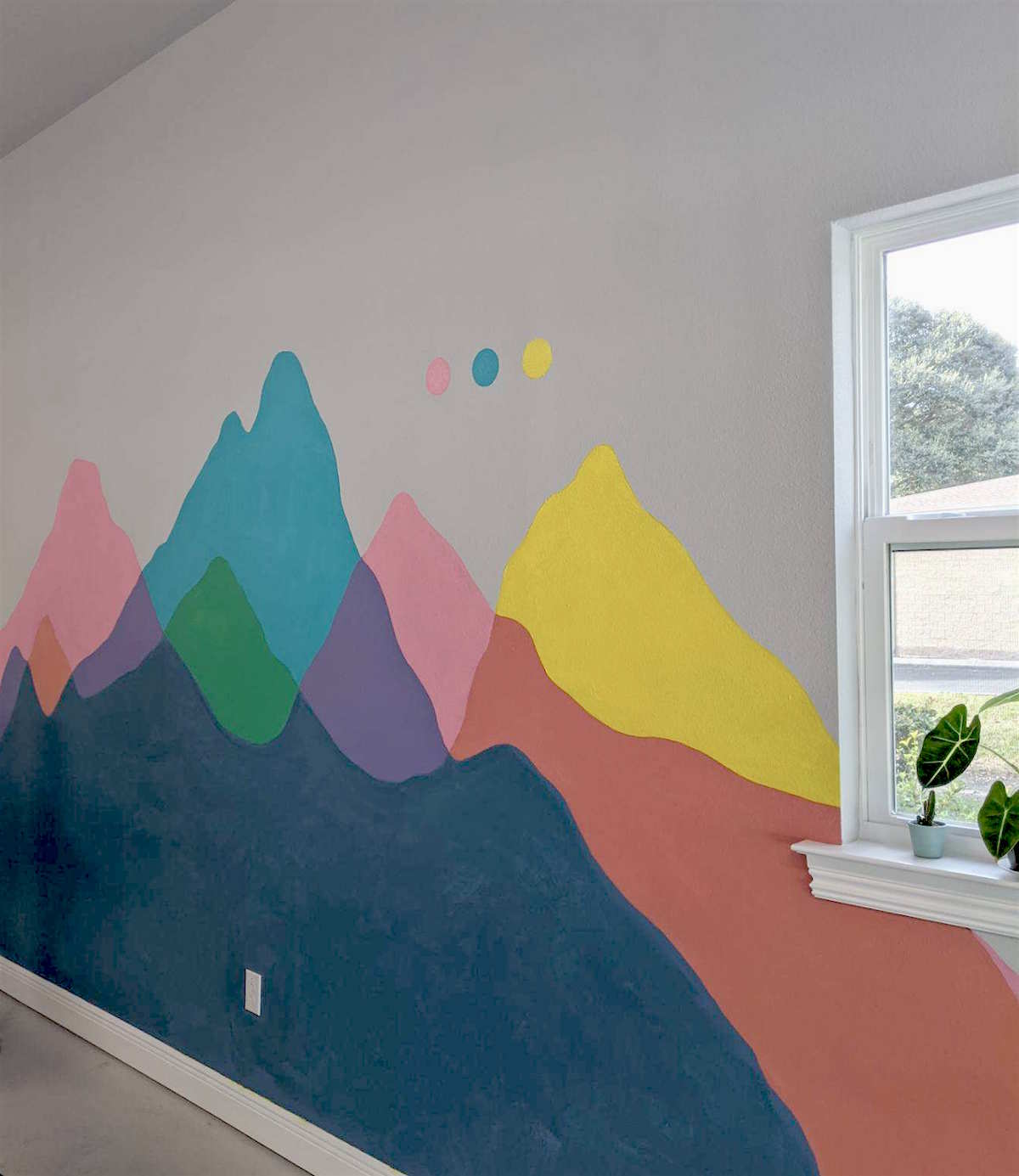 mountain mural