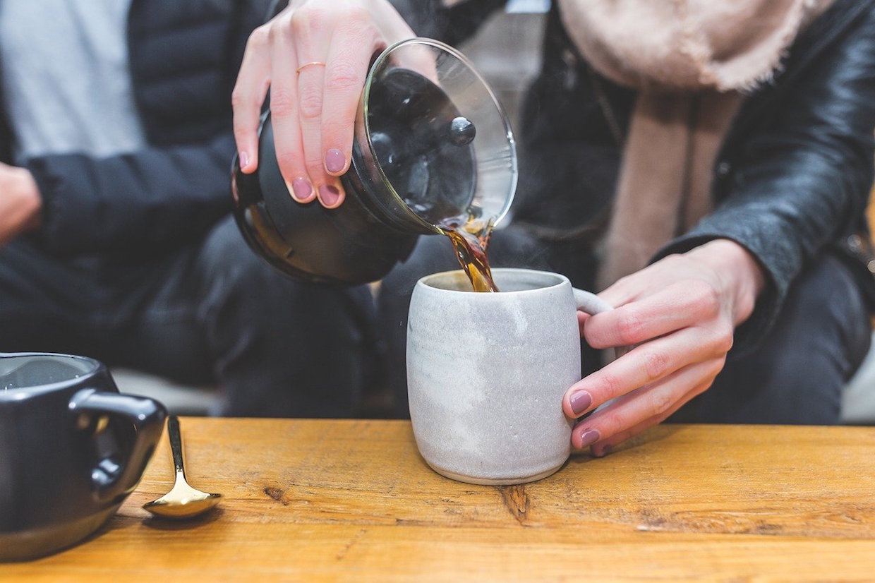 pixabay photo woman drinking coffee