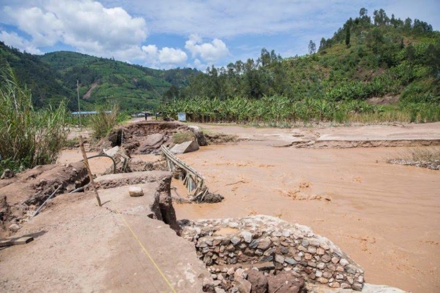 © Raw Material – Road and bridge destruction in Nyabihu district
