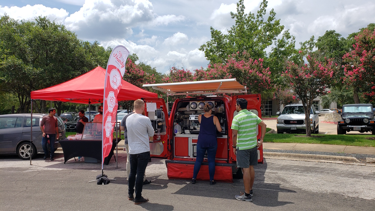 Nearby mobile bar