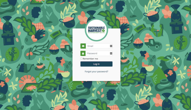 Sustainable Harvest Customer portal