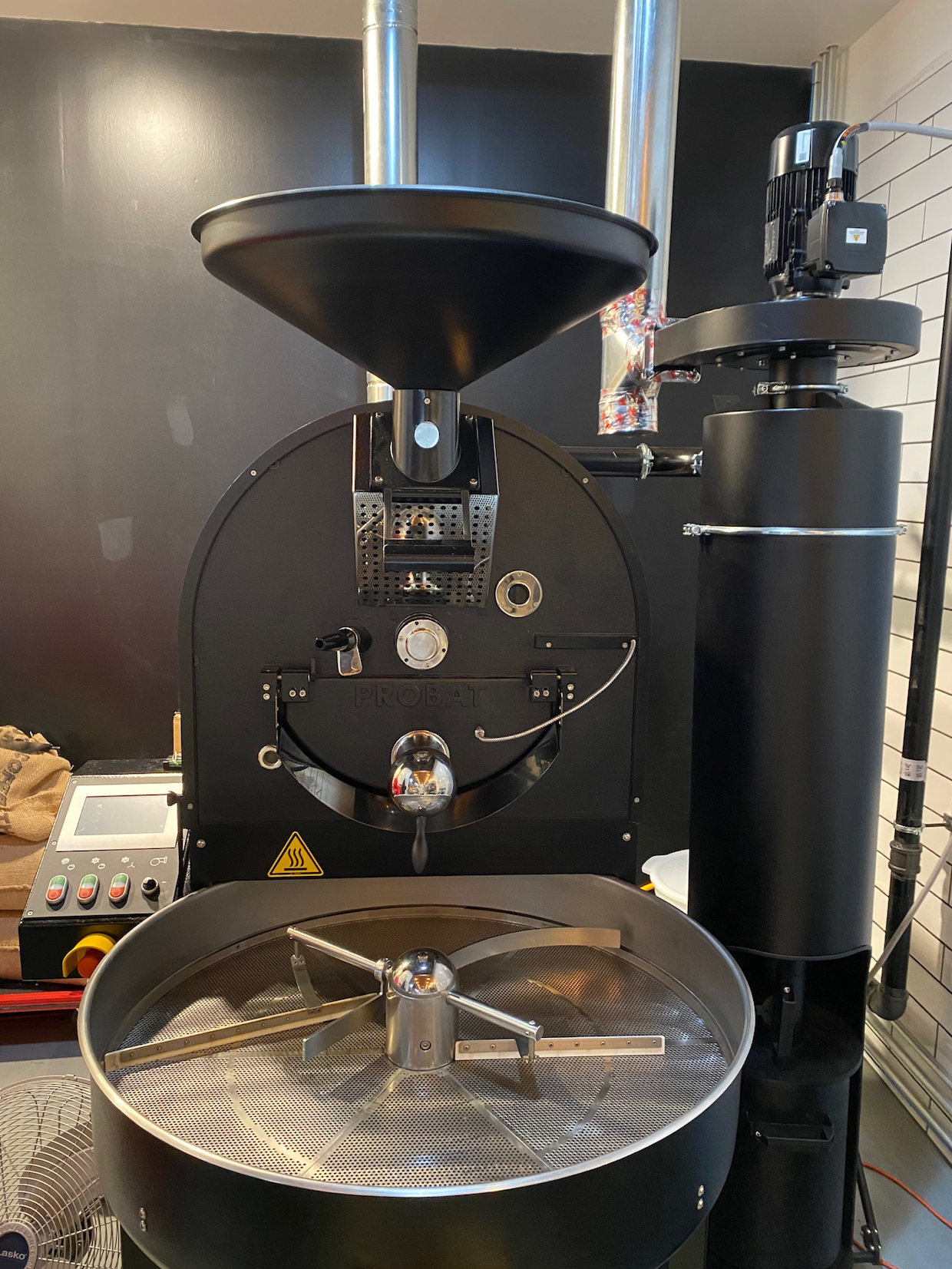 Probat P12 Skytop roaster