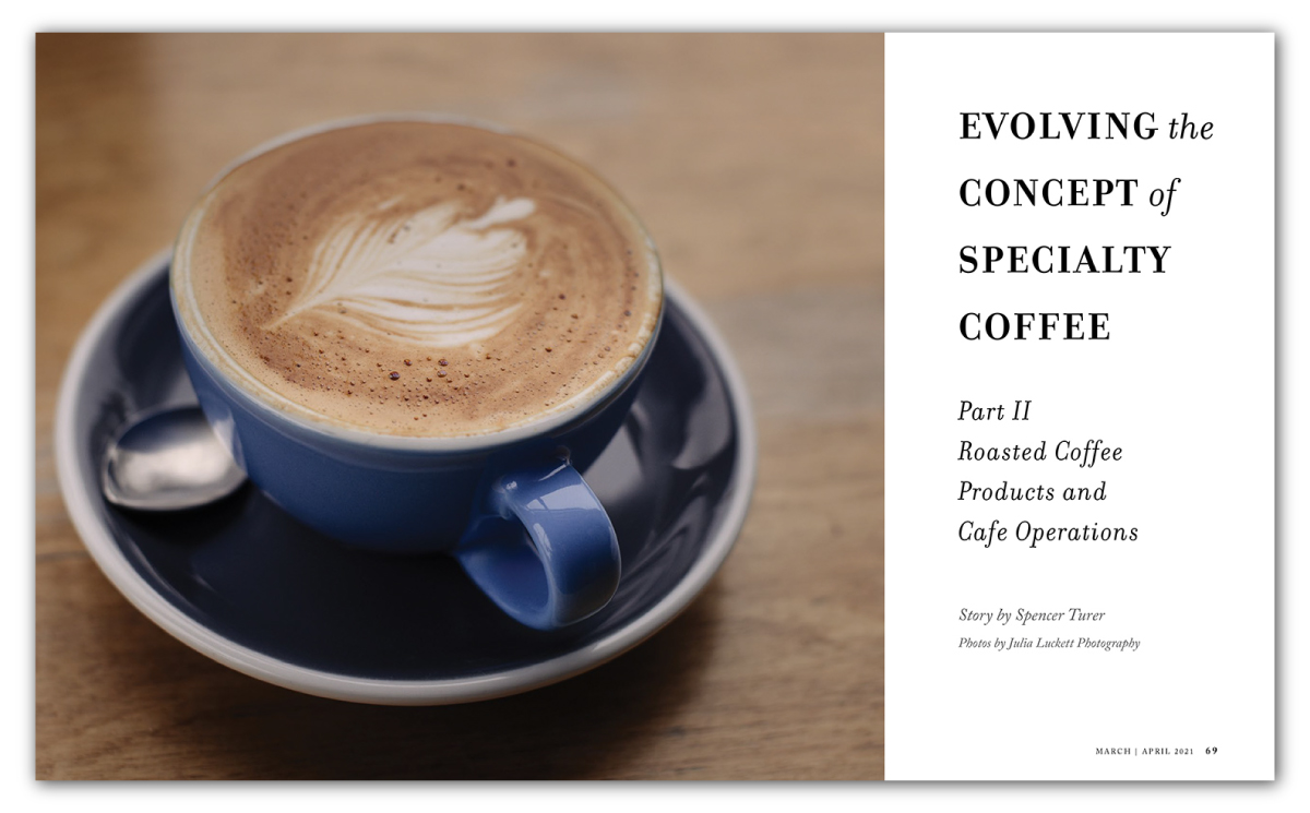 Specialty coffee shop magazine