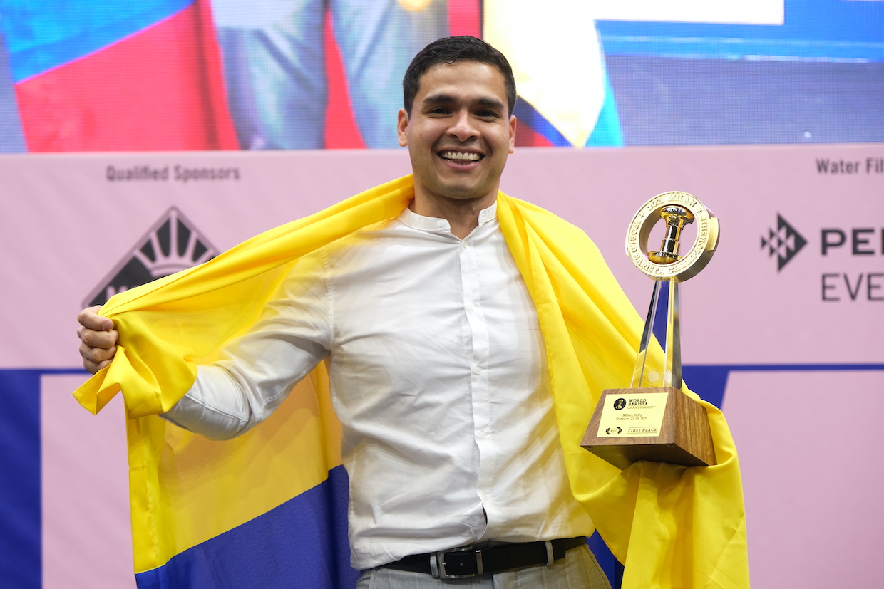 Here Are the 2021 World Coffee Champions, Including Barista Champ Diego  Campos of ColombiaDaily Coffee News by Roast Magazine