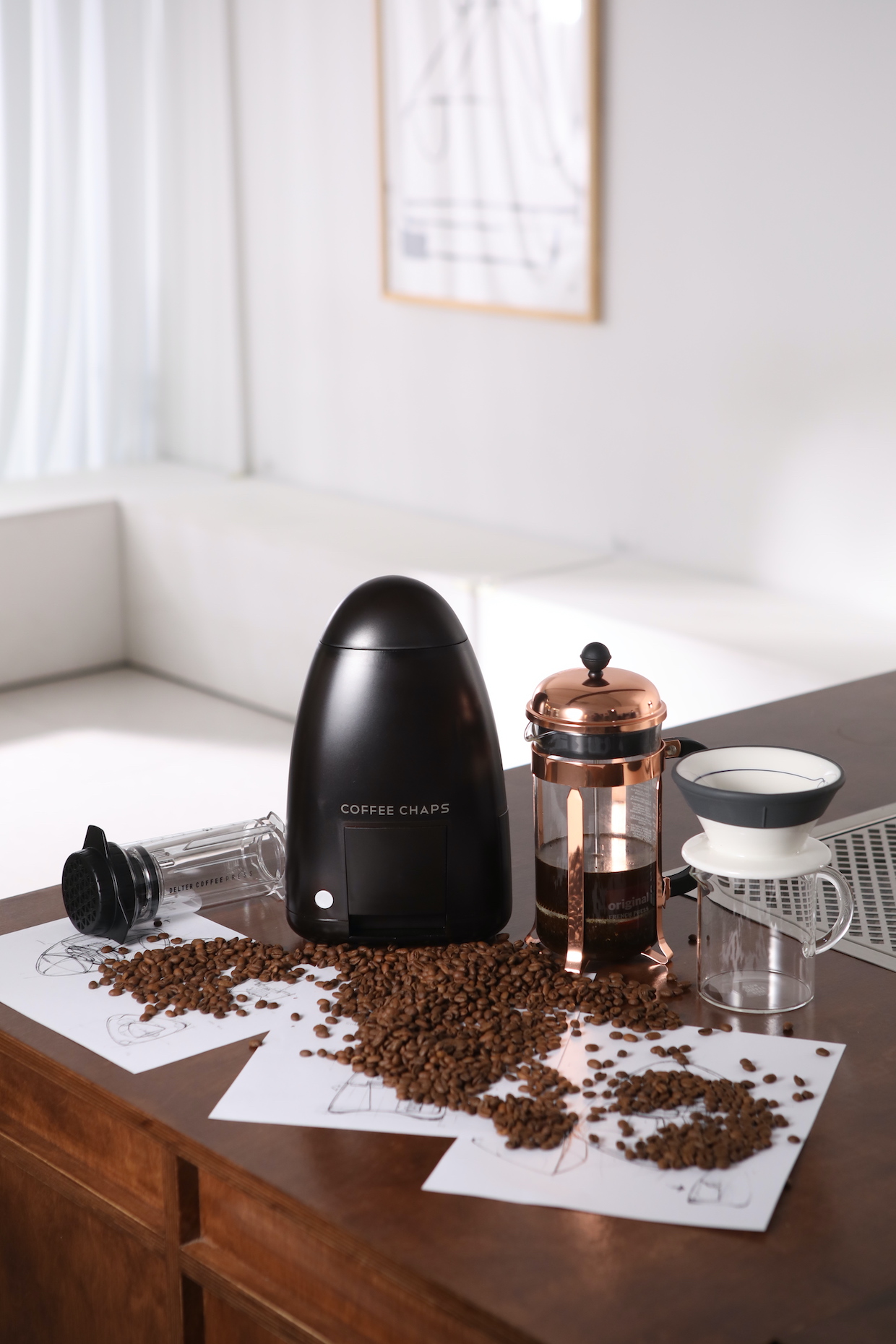 Airmill coffee grinder