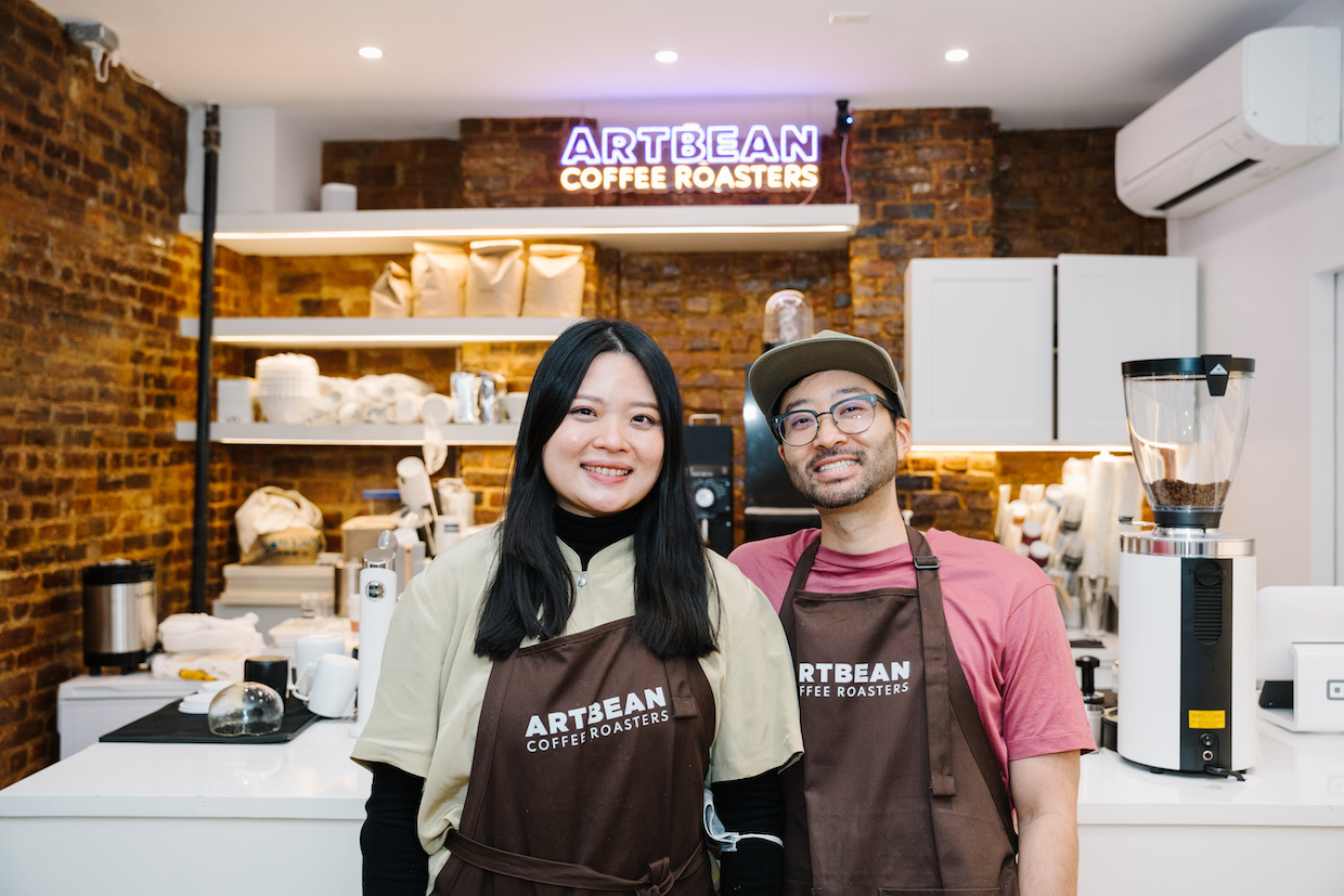Artbean Coffee New York Spencer and Khanh