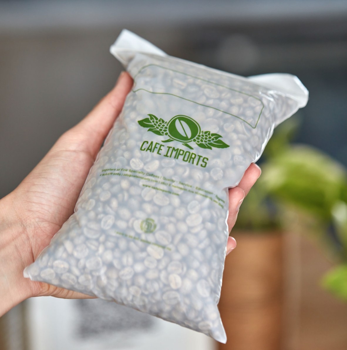 Cafe Imports compostable bags