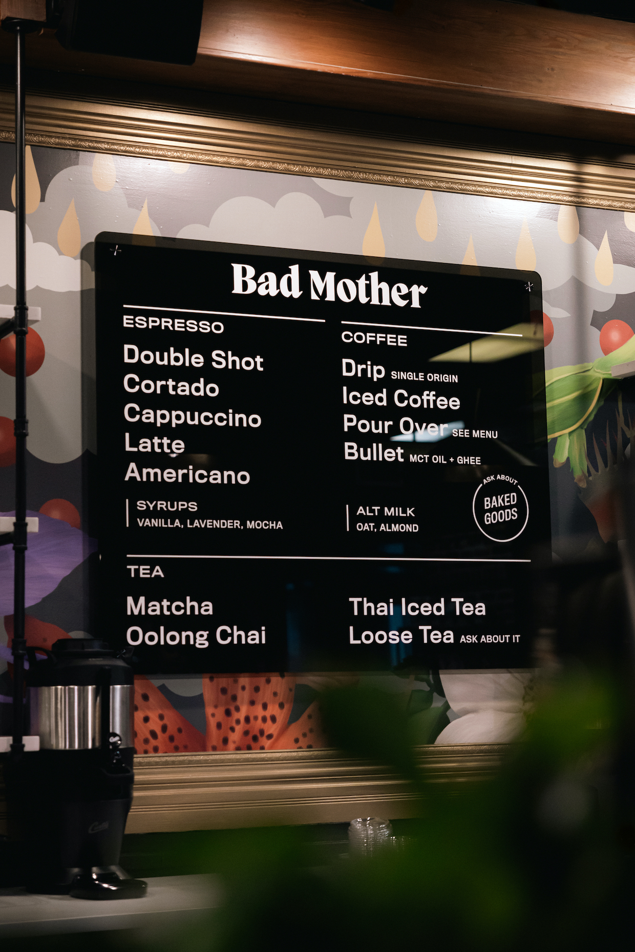 Bad Mother Coffee St Pete menu