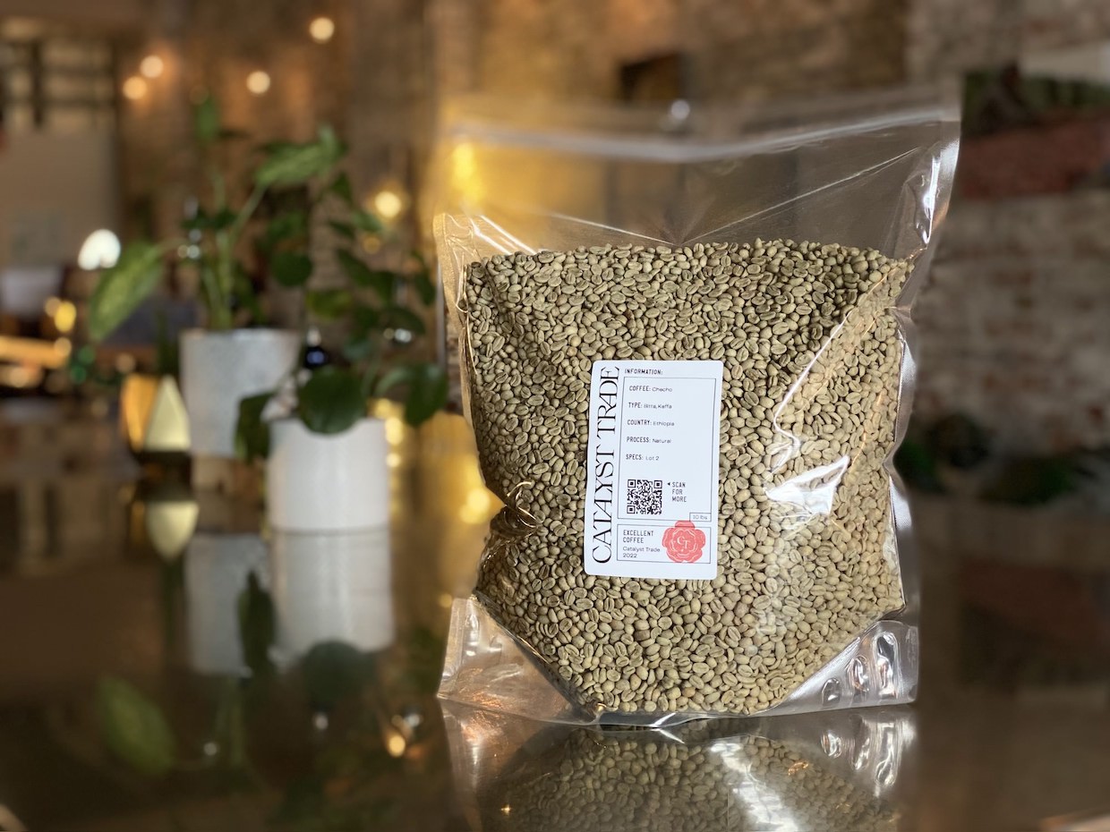 Catalyst Trade Small Bag green coffee 1