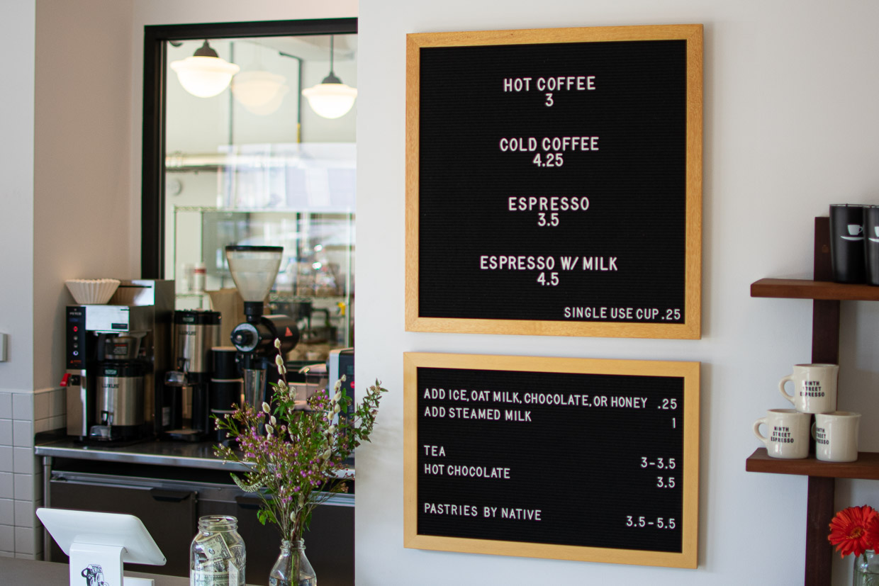 Ninth Street Espresso LIC Queens menu