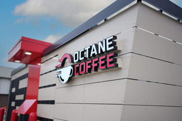 Octane Coffee drive thru