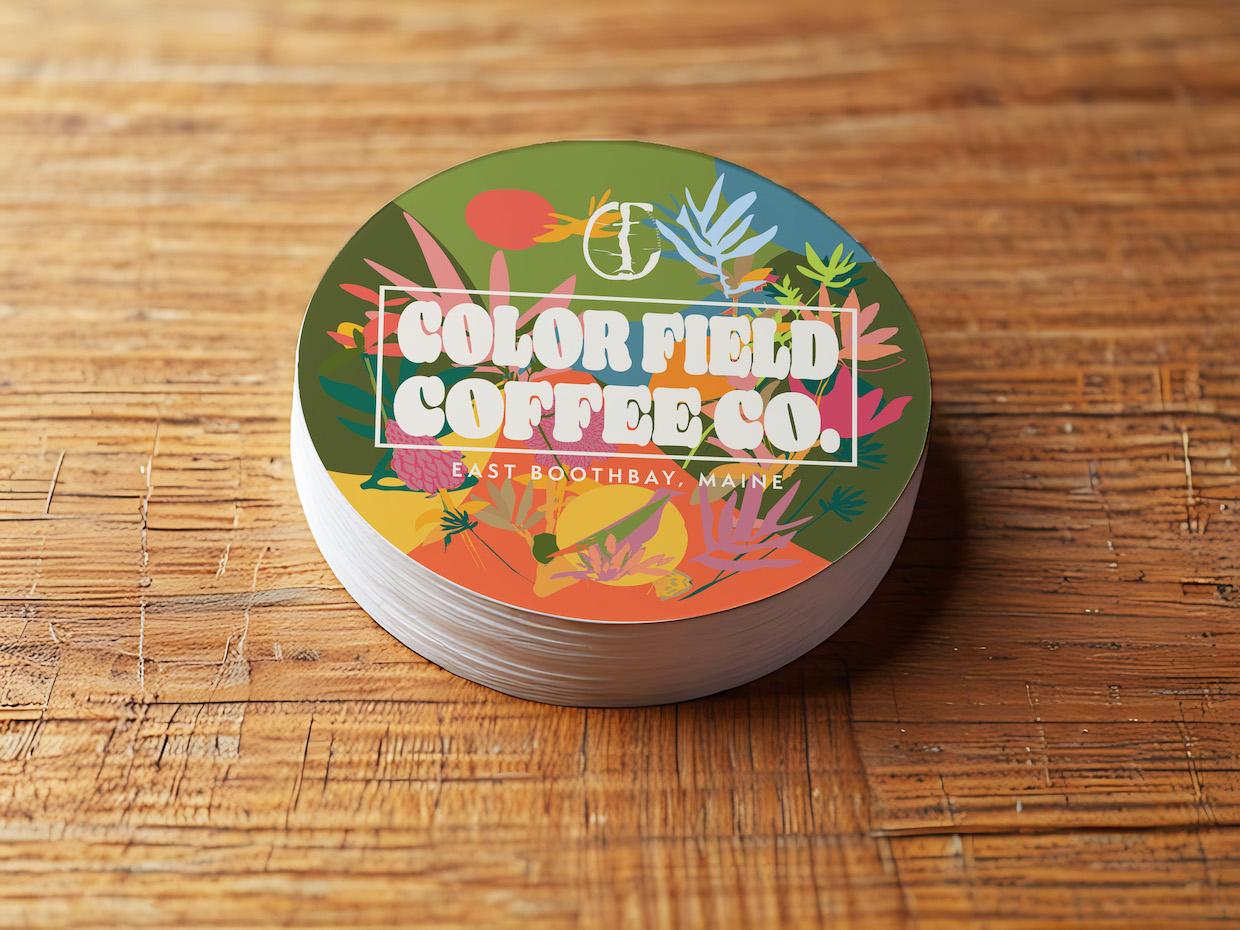 Color Field Coffee Maine sticker